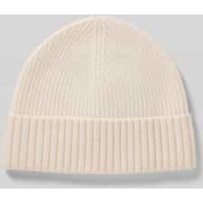 Beanie van een mix van wol en kasjmier