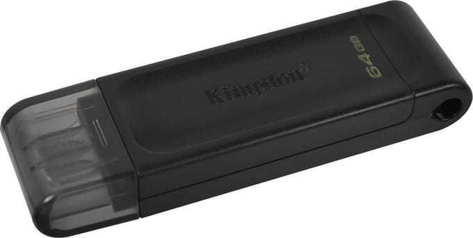 Kingston 64GB USB-C 3.2 Gen 1 DataTraveler 70 USB-stick
