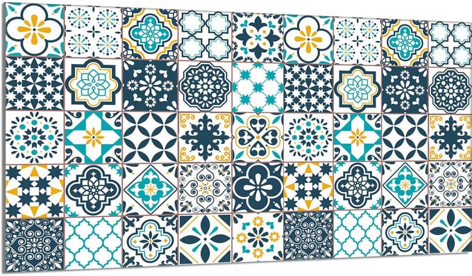 TMK ArtDeko - Snijplank - 90x52 cm - Mozaïek - Gehard glas