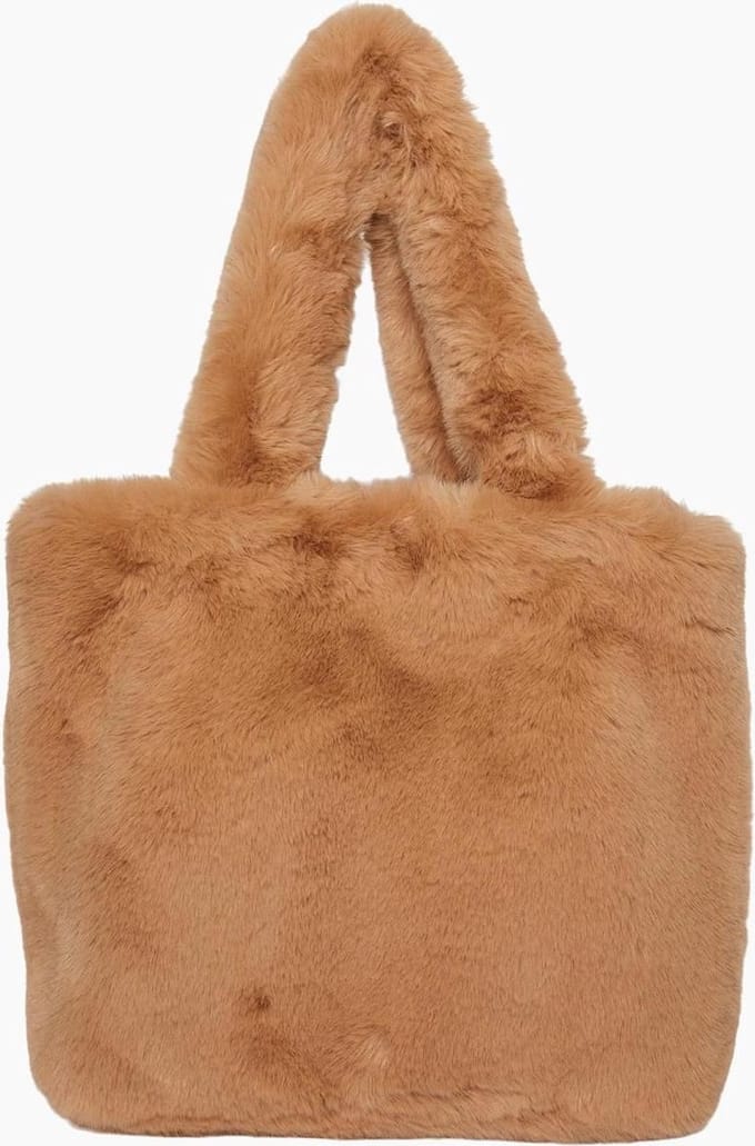 Pieces Milla Large Daily Bag Tan | Bruin | Maat: 0