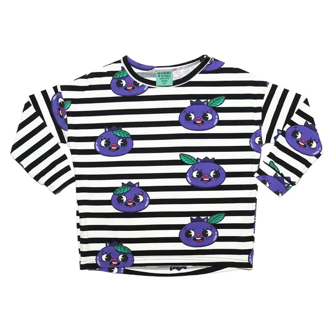 T-shirt met lange mouwen kind Raspberry Republic Blueberry Blast