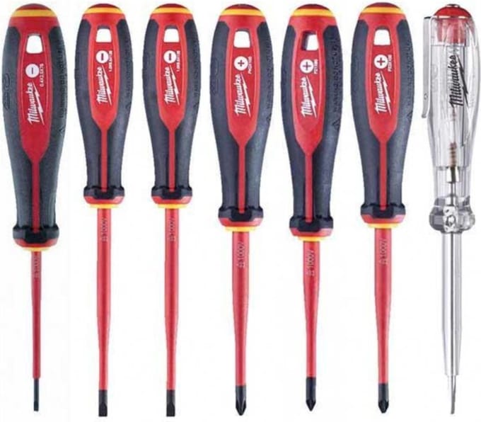 Milwaukee Tri-Lobe VDE Schroevendraaier PZ SET - 7-delig - 4932478738