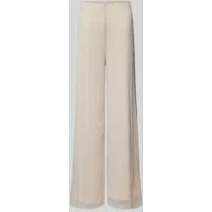 Wide leg stoffen broek met effectgaren