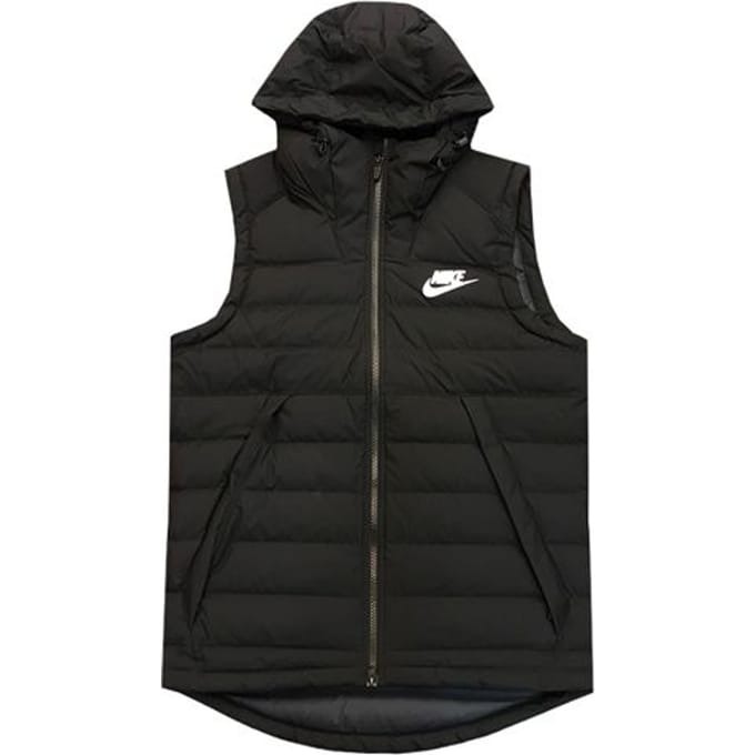 Nike Donsjassen Heren Zwart Met Capuchon Matig Ander AJ7951-010 L white