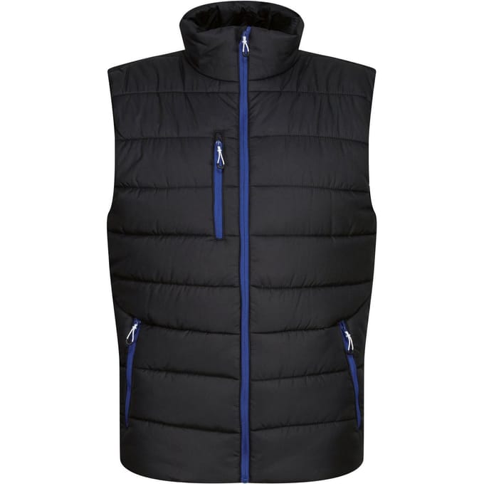 Regatta Heren Navigate Thermisch Gilet (Zwart/Nieuw Royal)