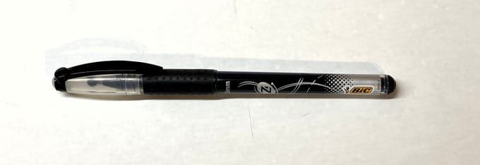 Bic - rollerpen Z4 - 0.5mm - zwart - 3 stuk