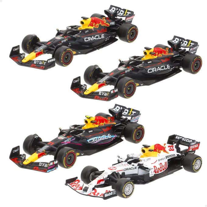 Red Bull Racing RB18 / RB19 Bburago Modelauto 1:43 2022 / 2023 Max Verstappen / Sergio Perez