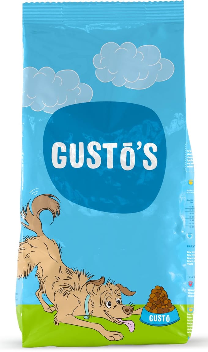 Gusto's Hondenbrokken Senior Light Kip 12 Kg