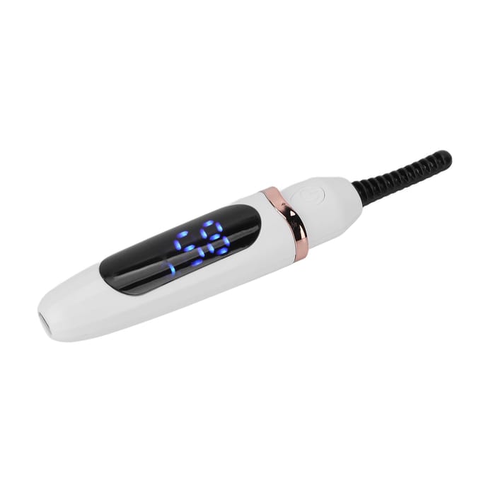 Elektrische Wimperkruller Handheld USB Opladen Intelligente Temperatuurregeling Elektrische Verwarming wit