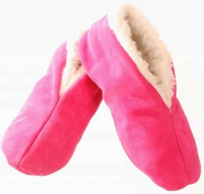 Spaanse sloffen - Bernardino® - 100% Wol - Roze -  Maat 38