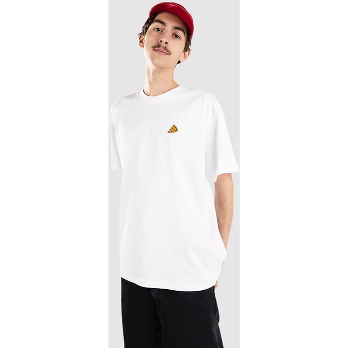 Iriedaily Pizza Slice T-Shirt wit