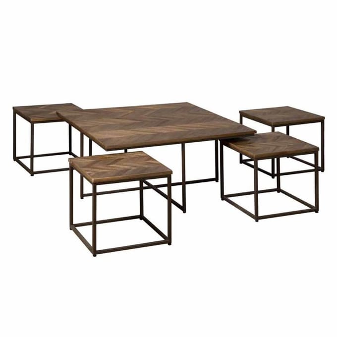 Tower Living - Via salontafel set vanaf 40 cm - grijs