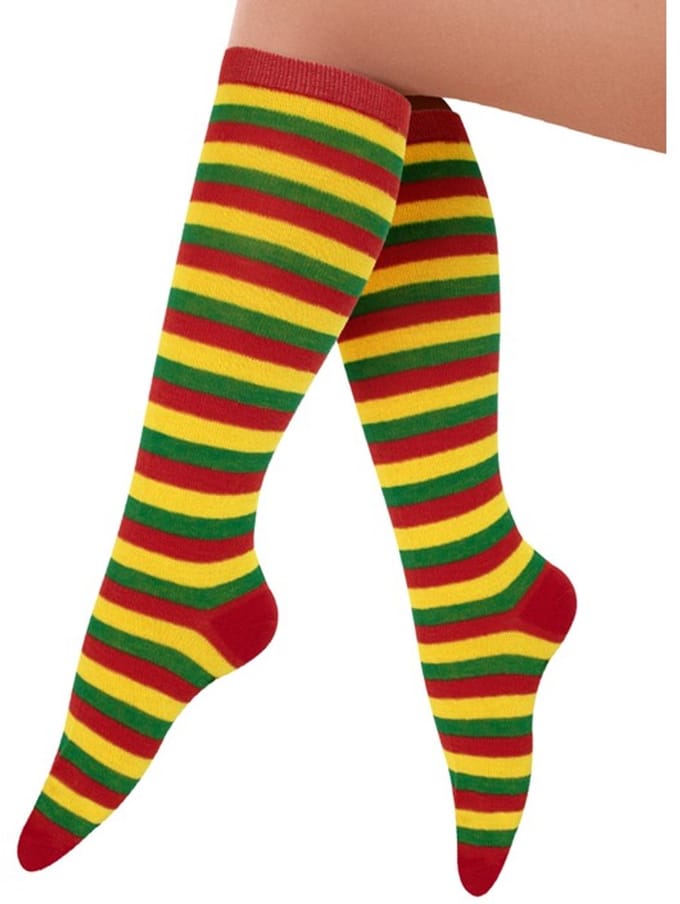 Doruskousen rood/geel/groen one size