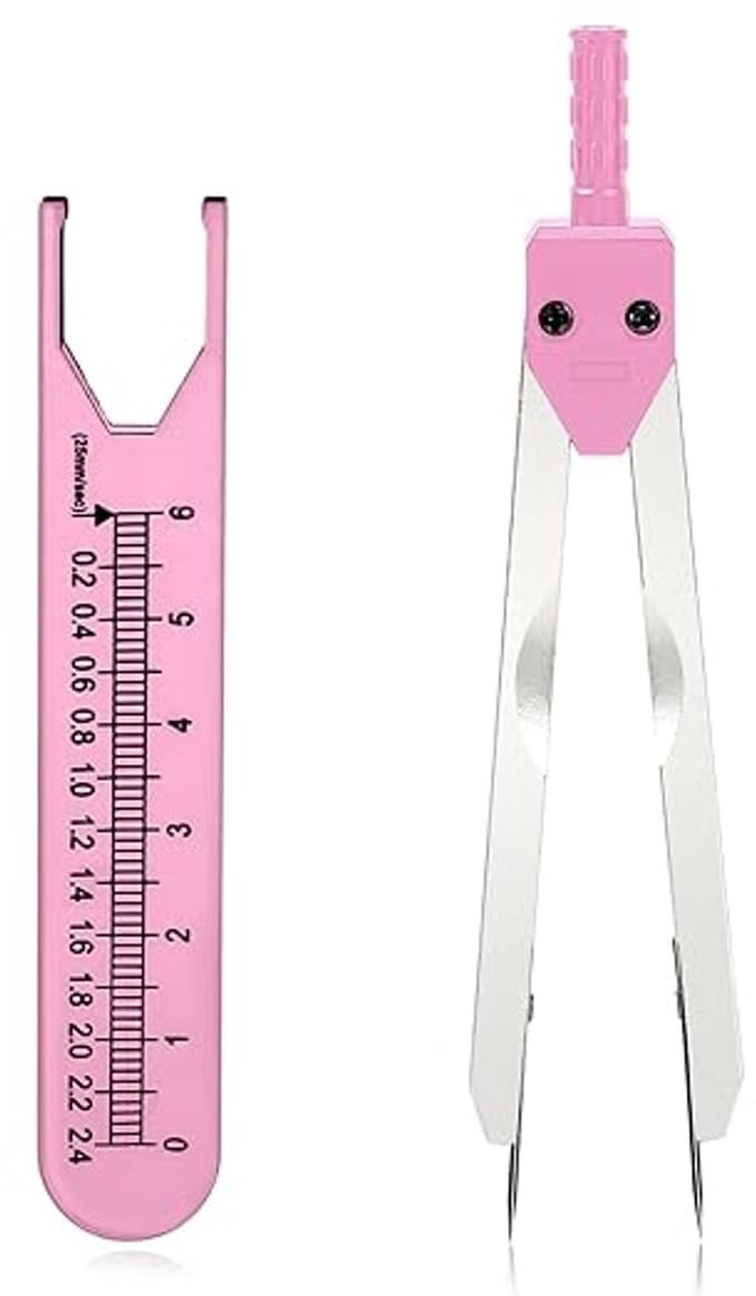 Schuifmaat/kompas meetinstrument (roze)