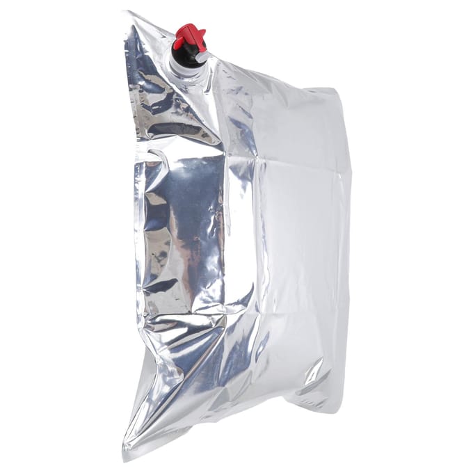 12 STKS Wateropslagcontainer Opvouwbaar Warmtebehoud Noodwaterzak met Kraan voor Kamperen gray
