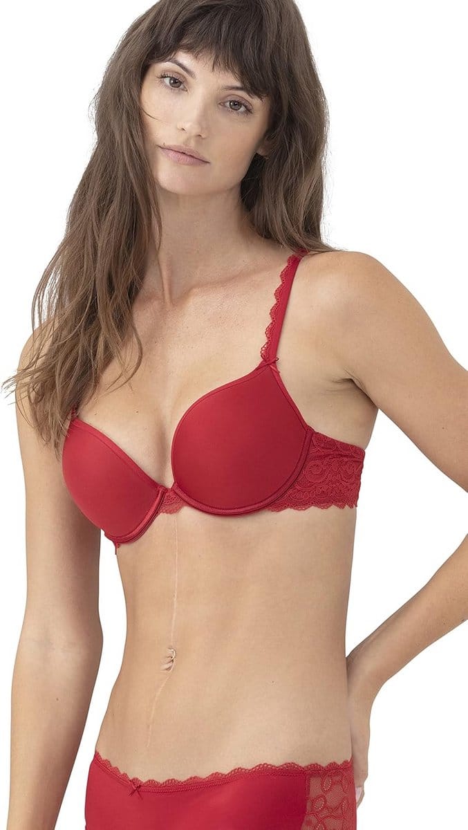 Push-up beha met stijlvol grafisch kant voor dames
