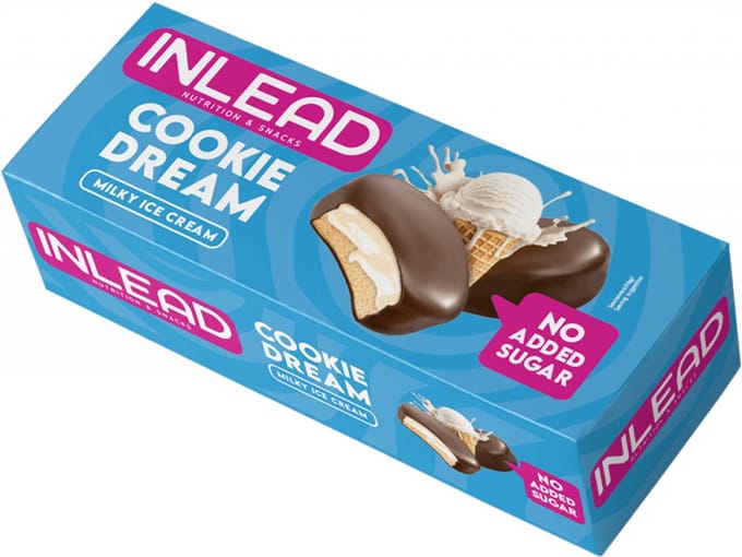 Inlead Cookie Dream (128g) Milky Ice Cream - Functionele voeding - Supervoeding
