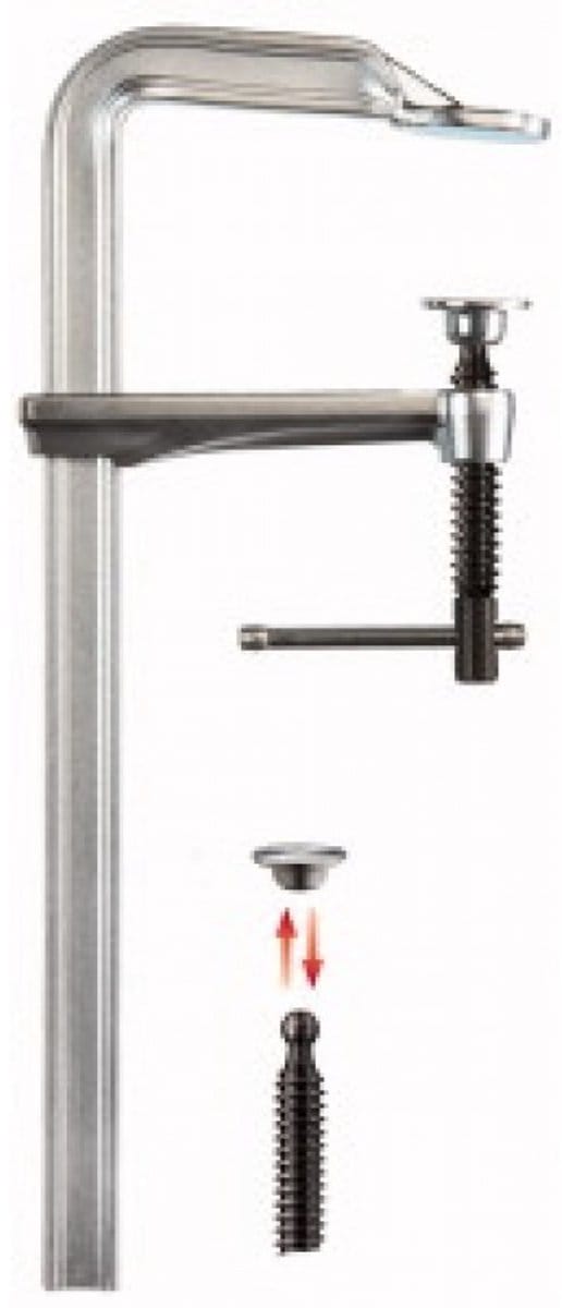Bessey GZ20K Lijmtang (diep) Spanbreedte (max.):200 mm Afm. werkbereik:100 mm