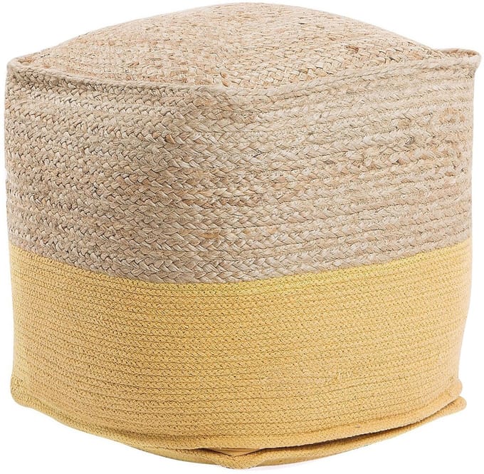 KIRAMA - Poef - Beige - 44 cm - Katoen