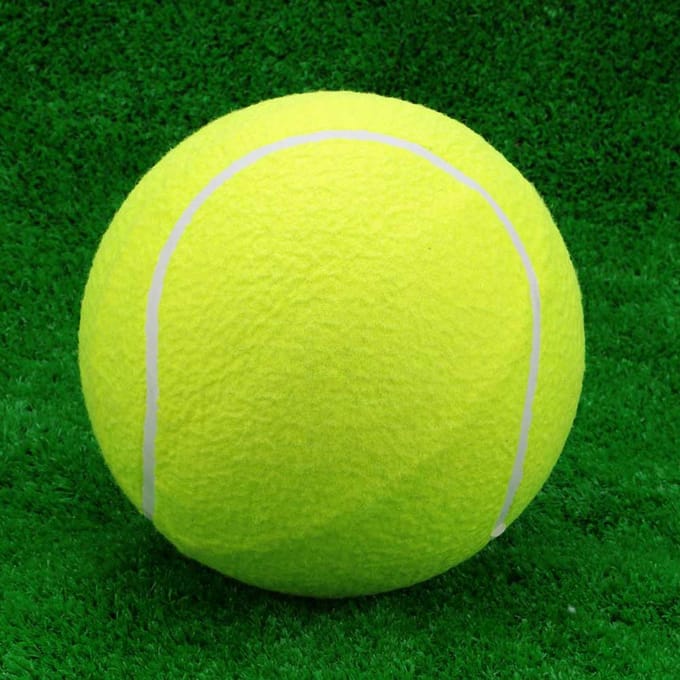 9.5  Oversized Reuze Tennisbal voor Kinderen Volwassenen yellow