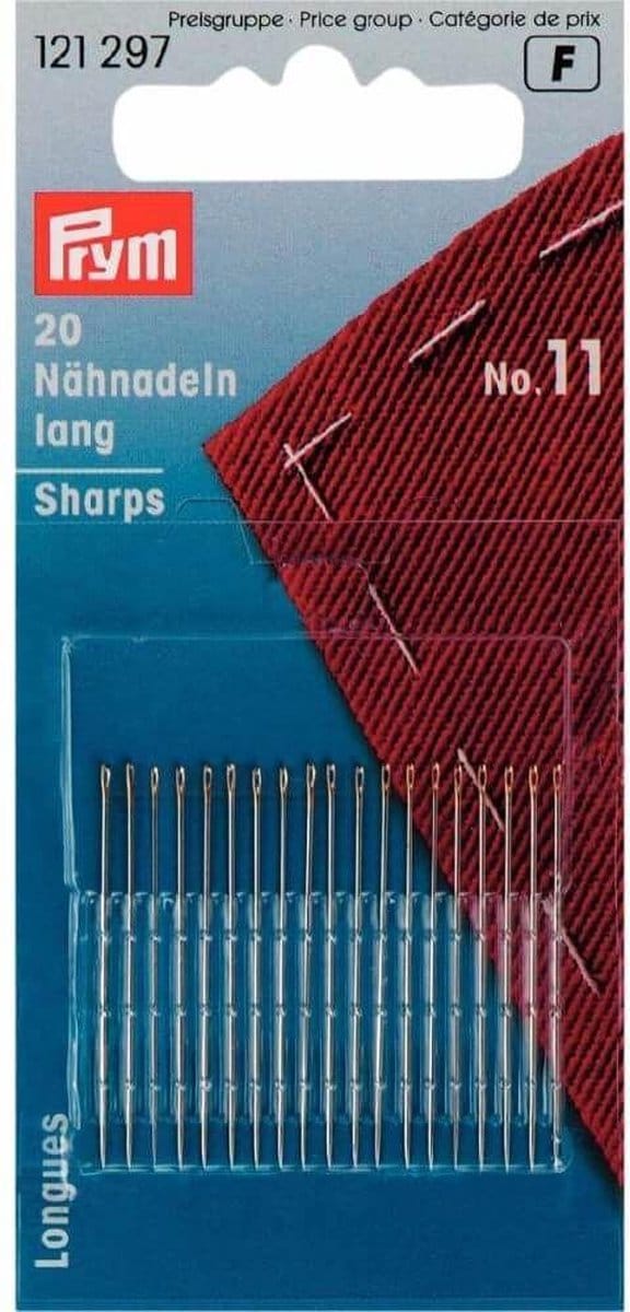 PRYM NAAINAALDEN LANG STAAL 0.50X32MM - 1X20ST