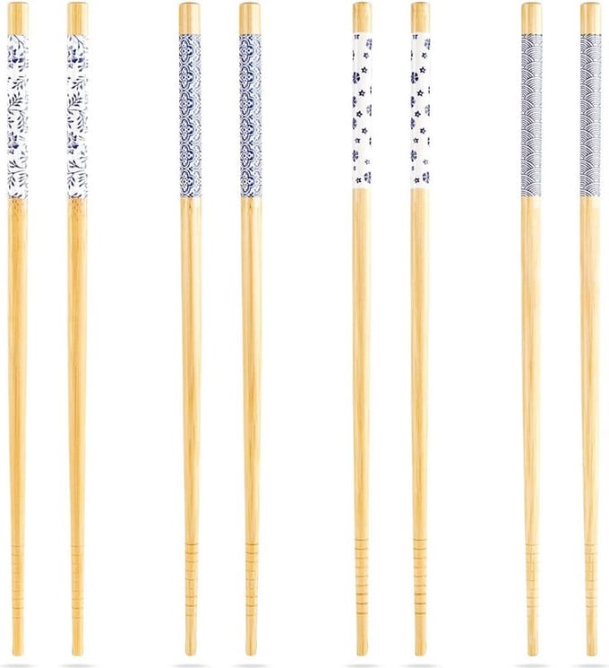 Sushi Eetstokjes Bamboe 24 cm 8 stuks - Chopsticks - Stokjes - Servies