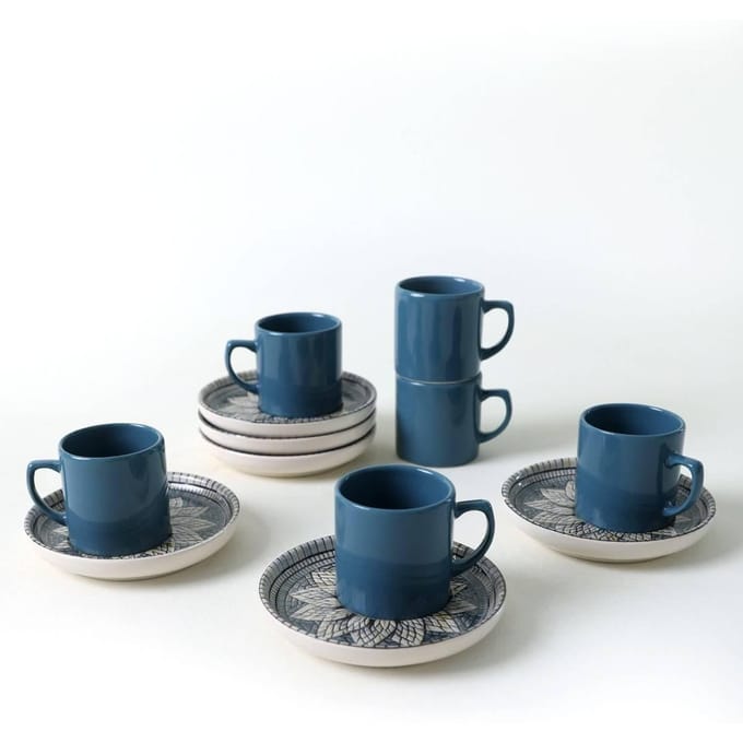 12-delige koffieset Nadine keramiek | Hermia
