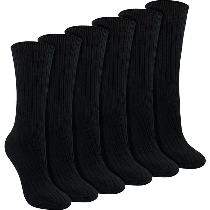 Dames 6-Pack 100% Katoenen Ademend Zachte Sokken