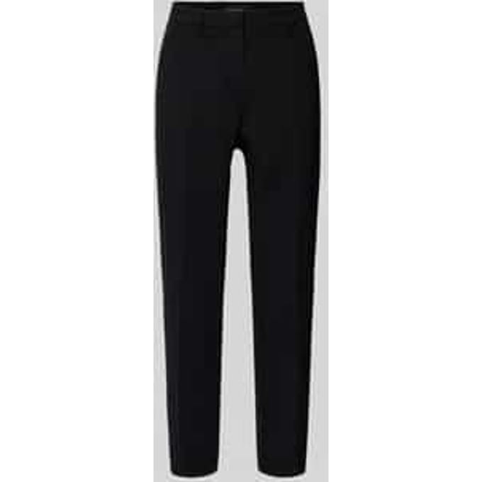 Broek van viscosemix met persplooien, model 'KRYSTAL'