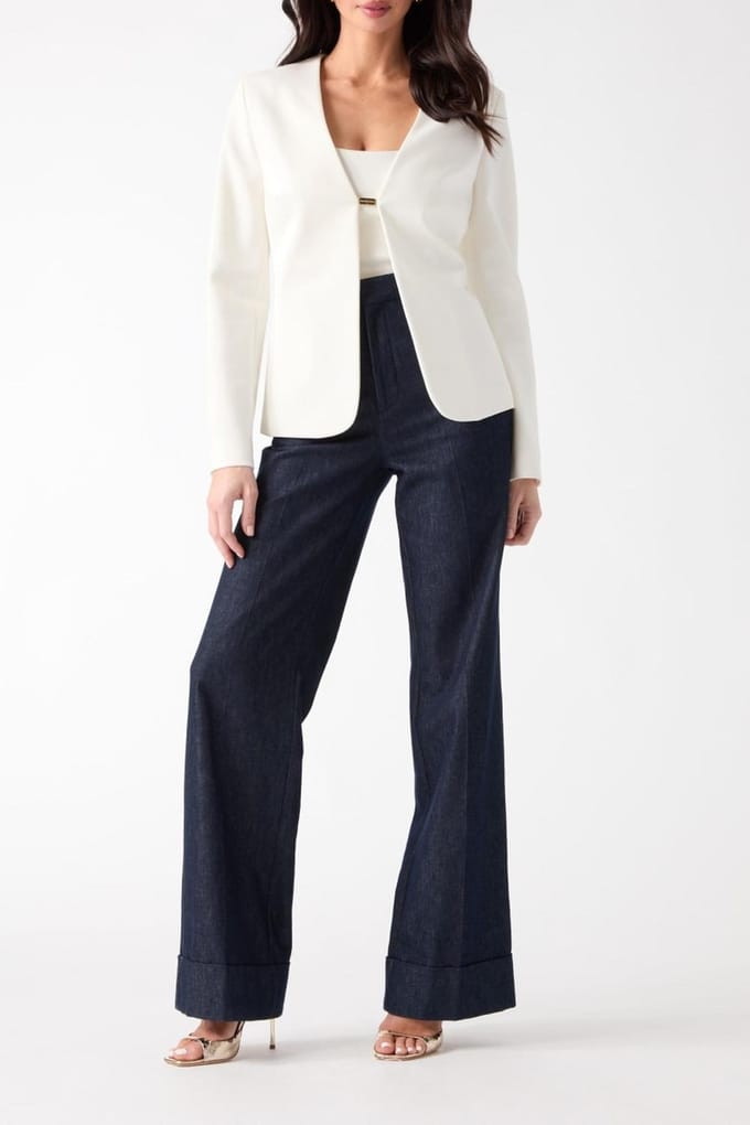 GUESS Gwen Front Open Blaz White Peaks Taglia: 48 | Blazers Outlet | Donna | Bianco