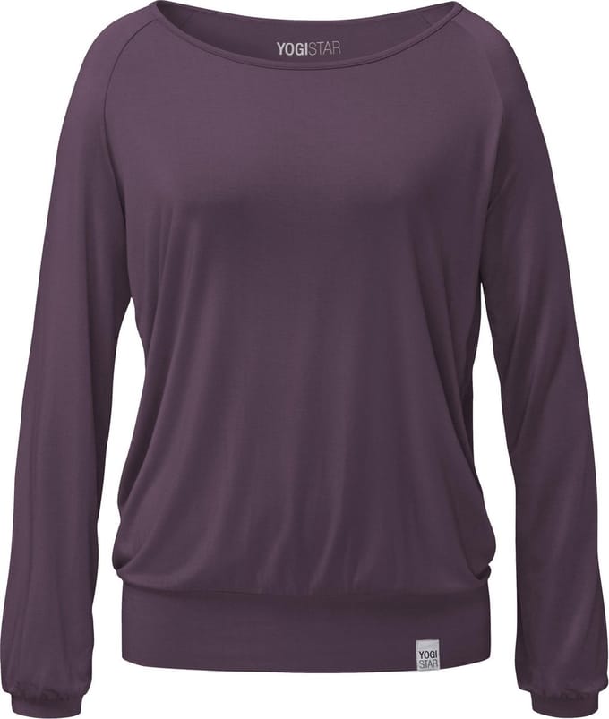 Yoga-Longsleeve "ala" - elderberry S Loungewear shirt YOGISTAR
