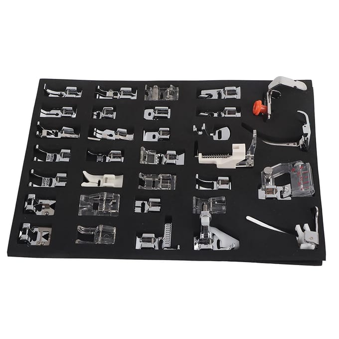Naaimachine Drukvlakvoet Set Klik-op Patchwork Multifunctionele Accessoires