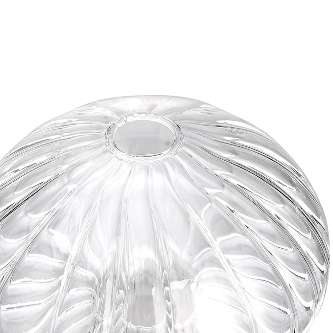 Vase en forme de champignon Vase en verre Petit vase Récipients à fleurs pour plantes hydroponiques Type 2 white