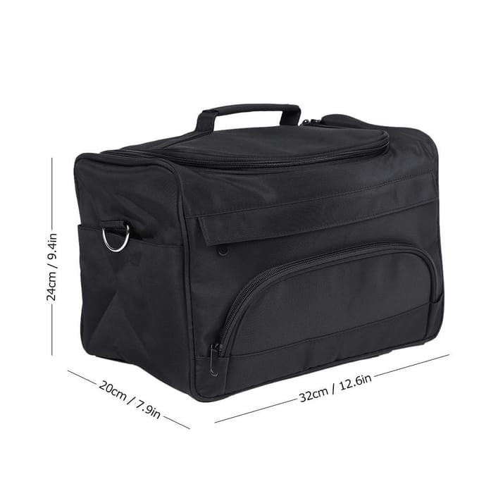 Sac à outils portatif de coiffure de Salon sac à outils de pince de ciseaux de peigne de barbier black