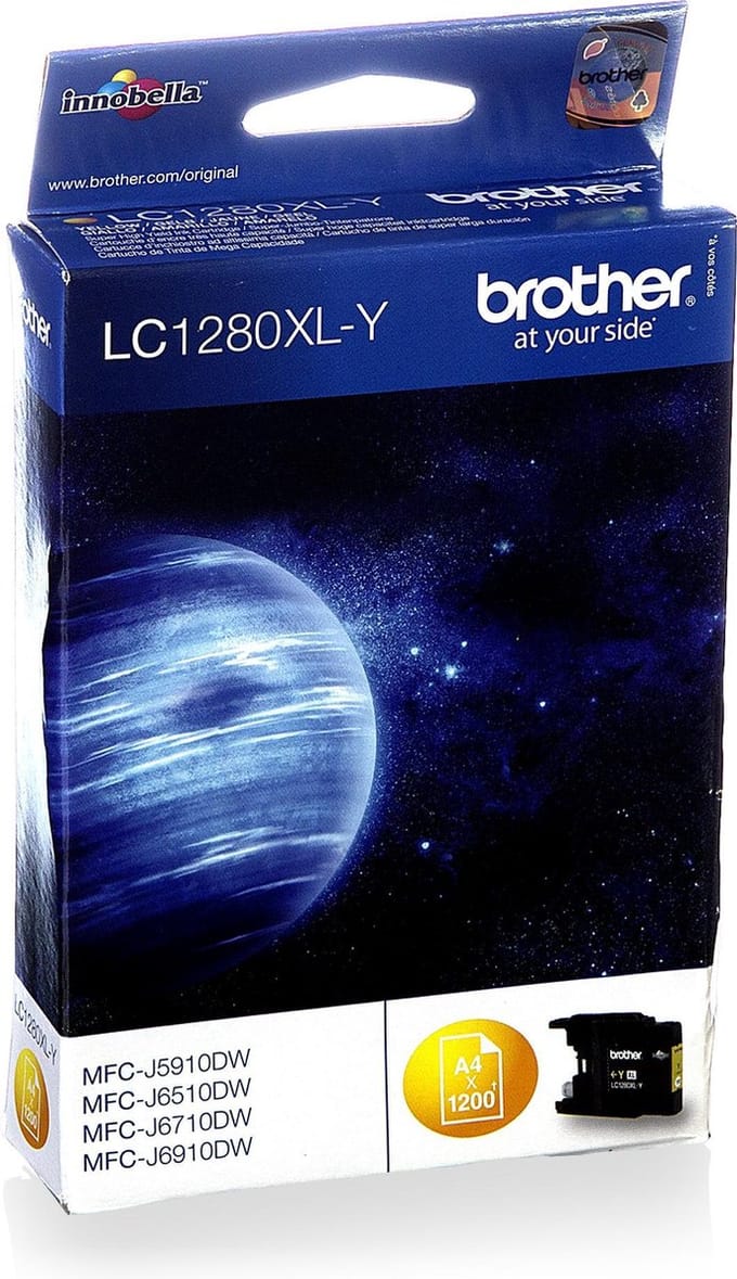 Brother LC-1280 Inktcartridge - Geel