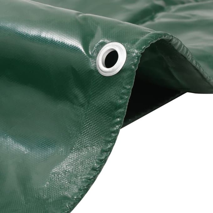 vidaXL - Zeilen - Groen - 3,5 - x - 5 - m - Canvas - met - PVC-coating