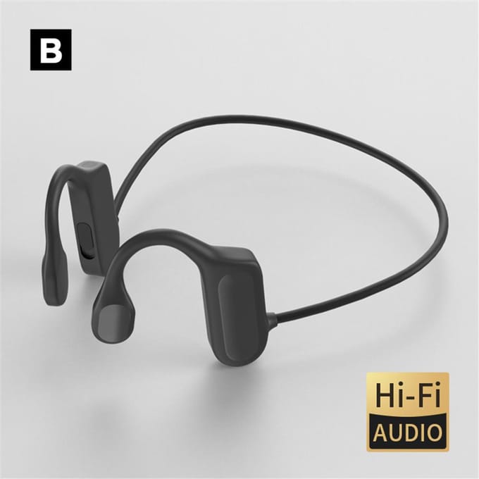 Draadloze Erphone Bluetooth 5.2 Headset 360° Buig Willekeurig Ruisonderdrukking Waterdichte Hoofdtelefoon voor Smartphone