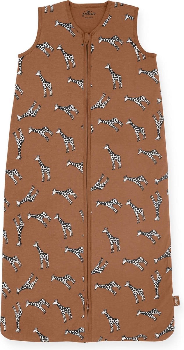 Jollein Zomerslaapzak Baby Jersey 90cm Giraffe - Caramel