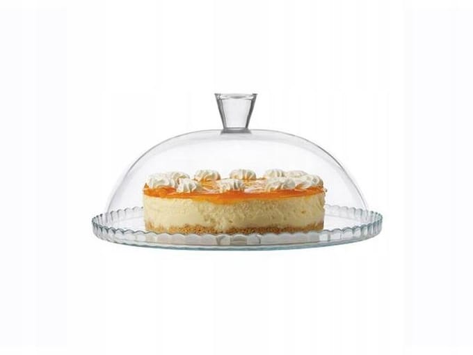 Pasabahce Taartplateau - met stolp -glas - 32cm