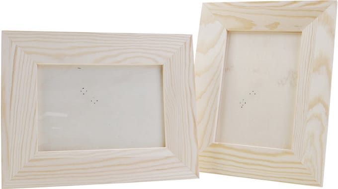 Houten lijst, afm 23x18 cm, 12 stuk/ 1 doos