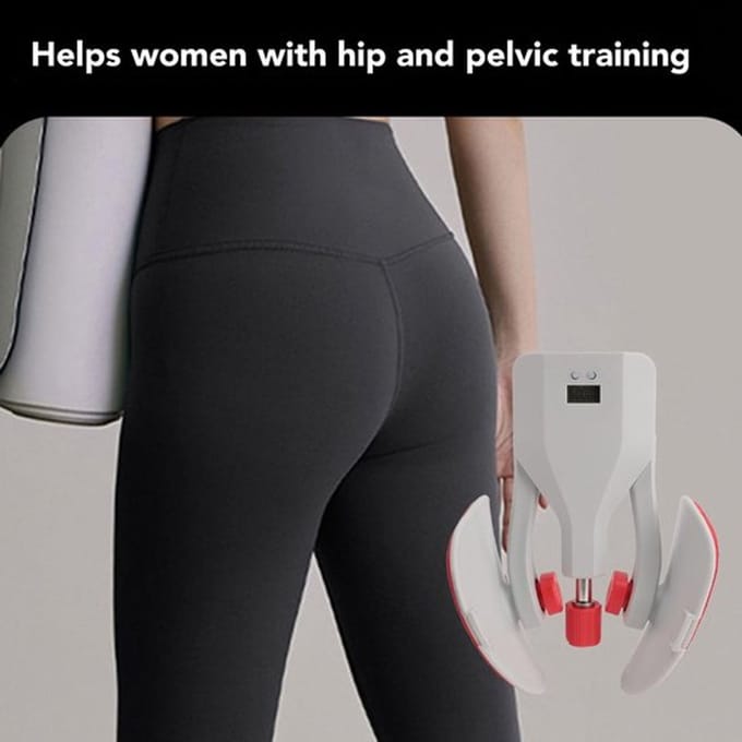 Vt products - Thigh Master - Kegel Trainer - Weerstand Verstelbaar - Grijs