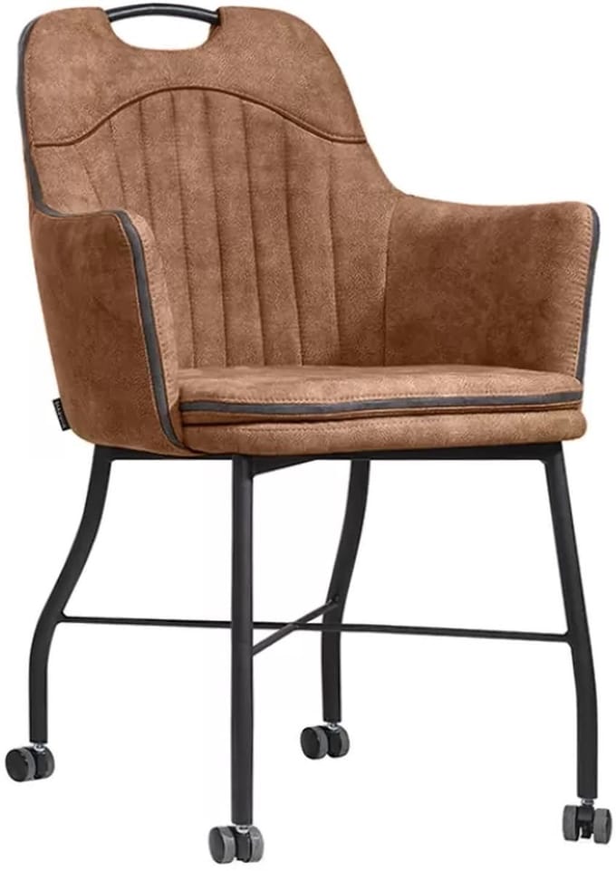MX Sofa - Stoel Floria met wielen - Cognac