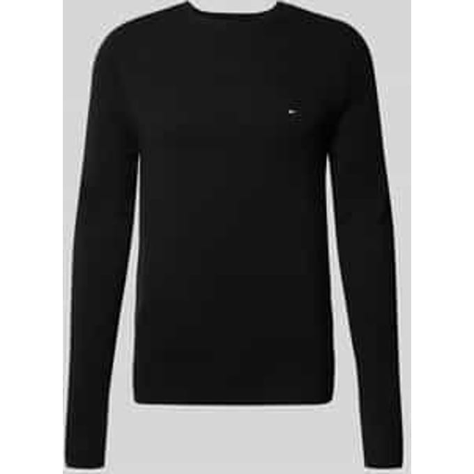 Regular fit gebreide pullover van het fijnste wol