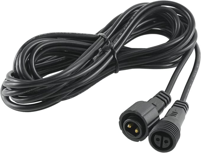 2 meter verlengkabel voor sfeerverlichting, tuinverlichting, LED strips - binnen en buiten