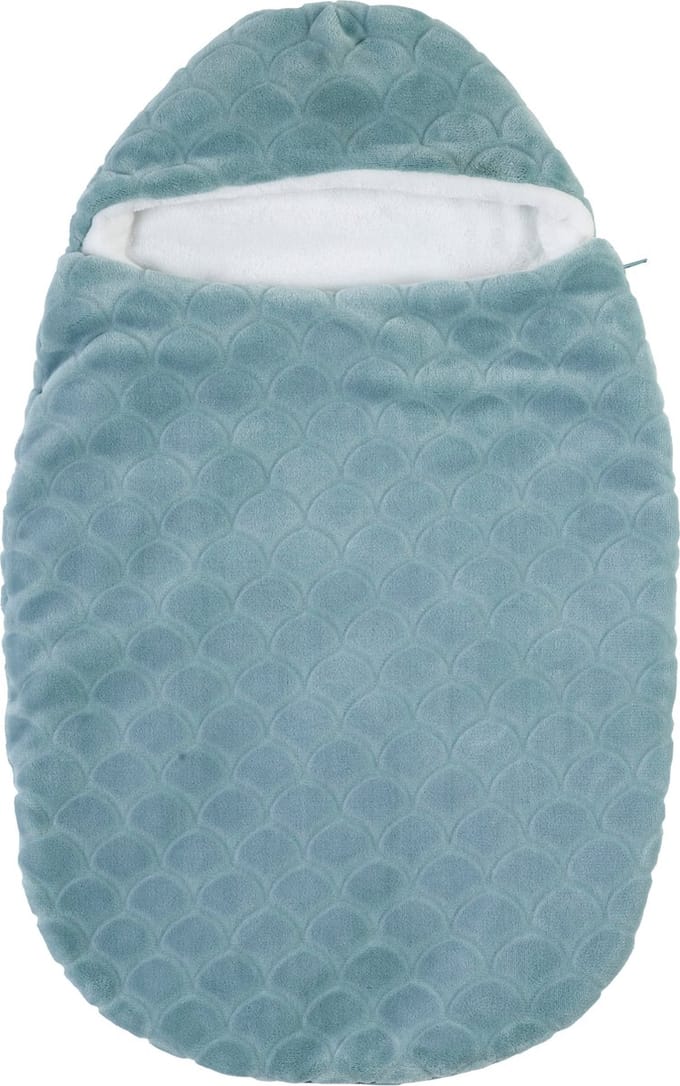 Nattou LAPIDOU Voetenzak - 75 cm - Wavy Kopergroen