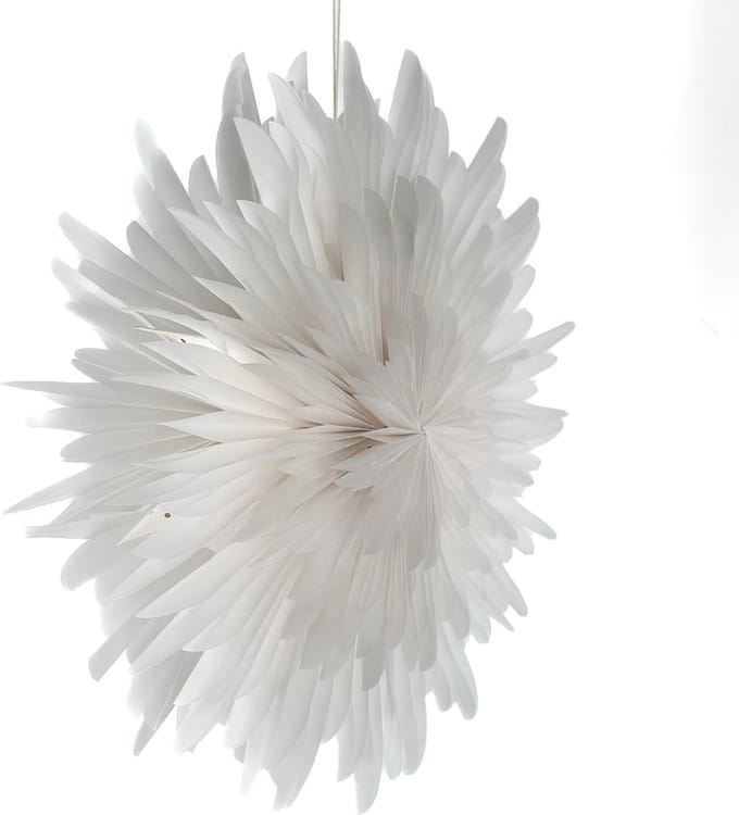 Grote Kerstster Snow Wit met Verlichting – 64 cm – HomeBound