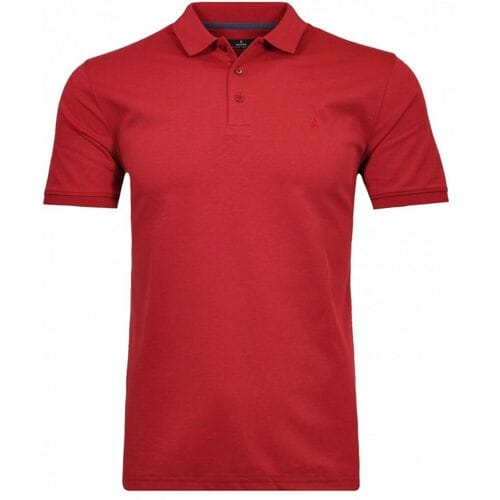 Ragman Uni Polo Light Cotton Mix Strawberry Melange / male