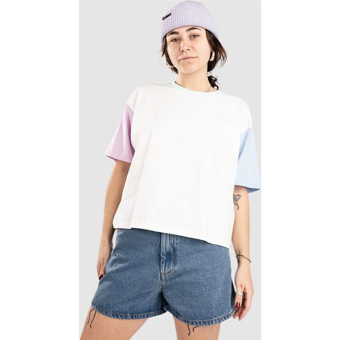 Blue Tomato Colorblock T-Shirt wit