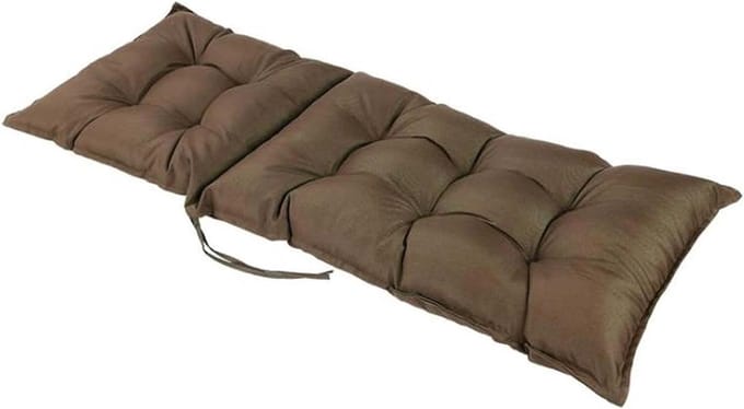 Tuinstoel Kussen - Schommelbank Pad - Buiten Ontspannen - Waterdichte Polyester - 120x50cm - Bruin