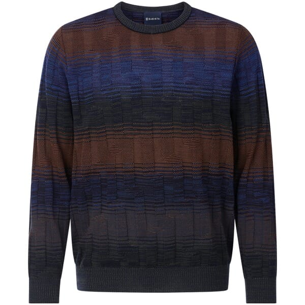 Babista herren Trui - 64/66 - bruin - Plus Size
